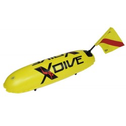 XDive Σημαδούρα PVC 0,4mm Μονού Θαλάμου (Κίτρινη)